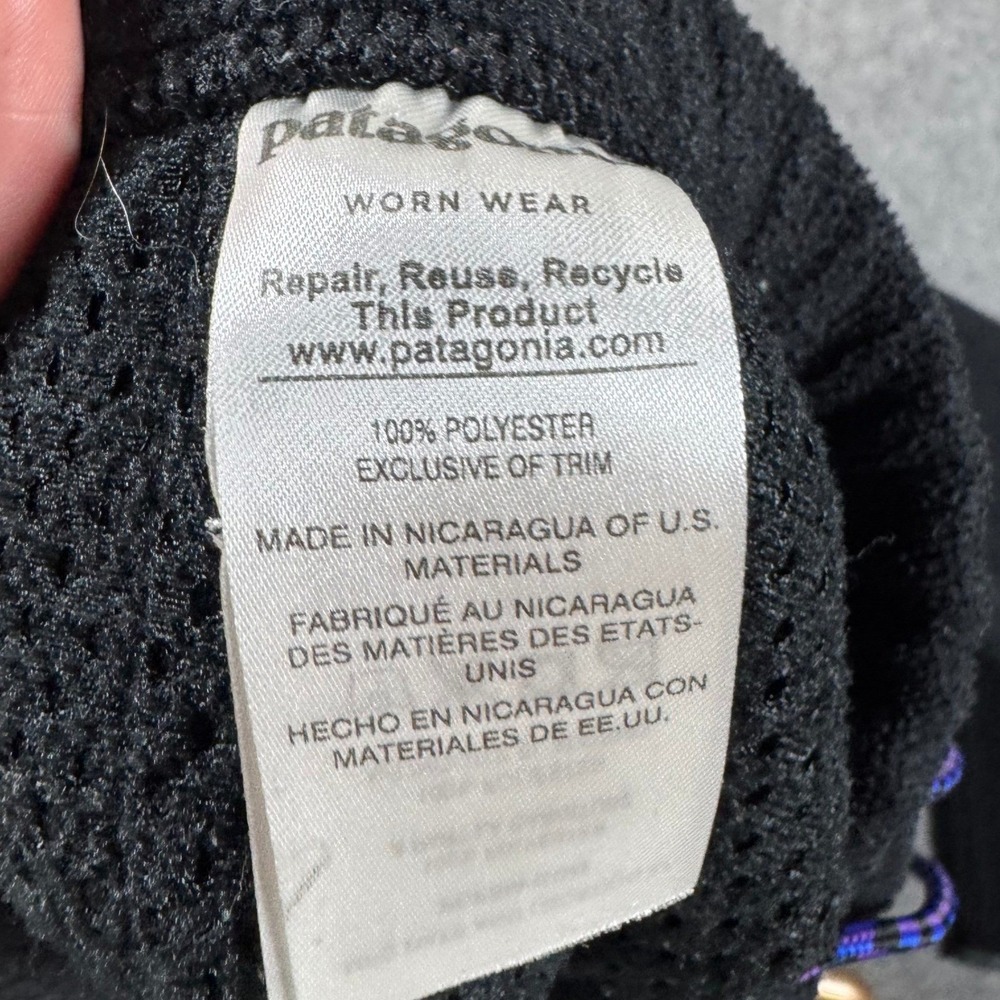 Patagonia Synchilla Fleece Pants Mens M Black Snap Pocket Drawstring Outdoor - Picture 4 of 10